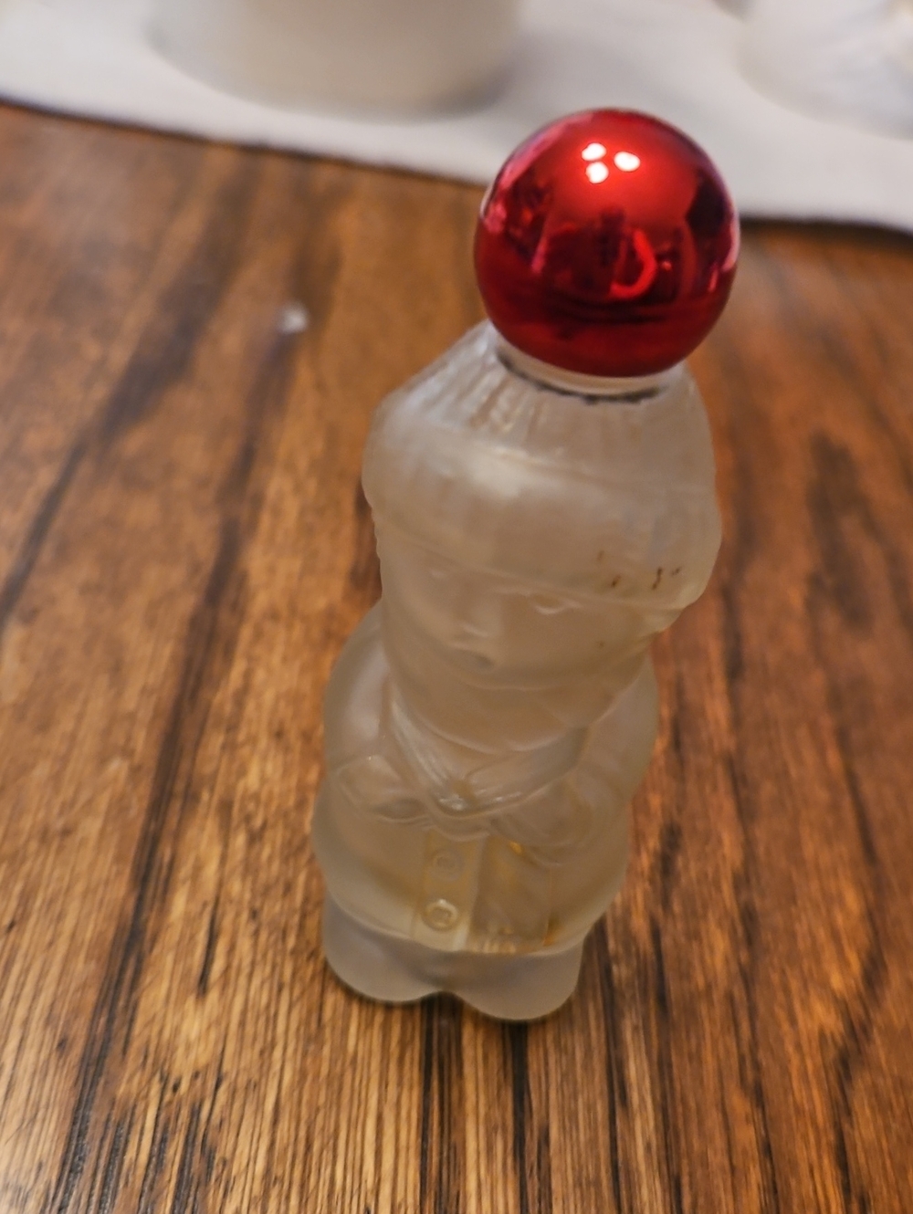 Avon Frosted Glass Boy Caroler